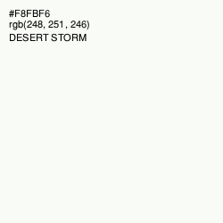 #F8FBF6 - Desert Storm Color Image